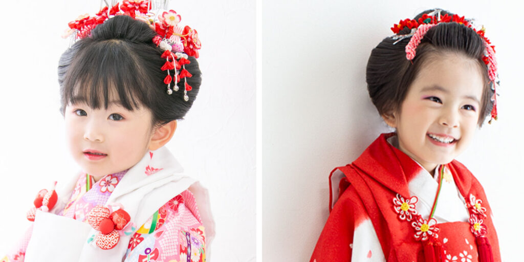 七五三３歳人気ヘアスタイル_日本髪