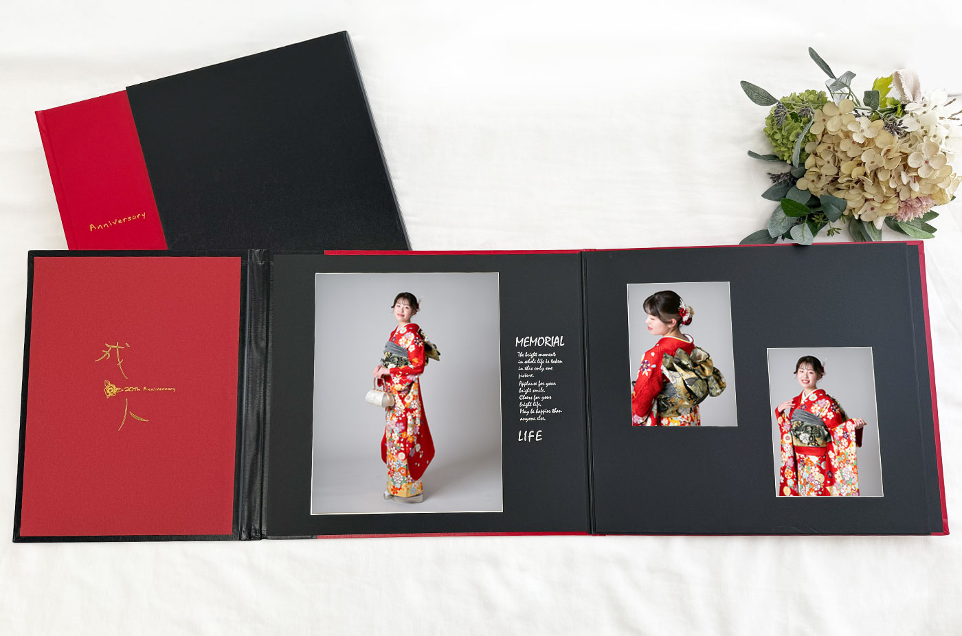 振袖赤黒デラックスアルバム