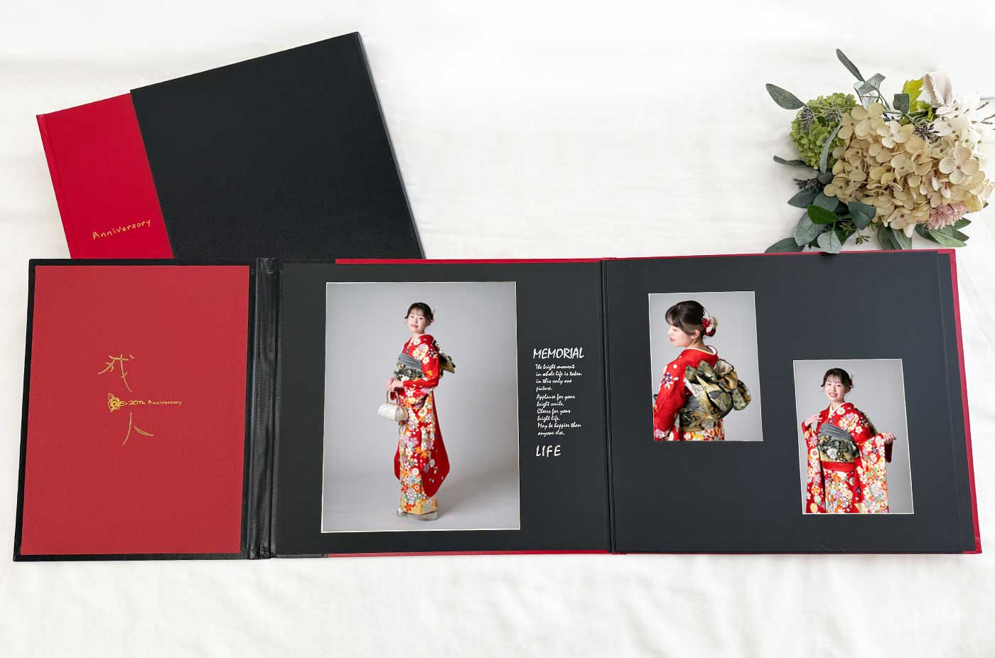 振袖赤黒デラックスアルバム