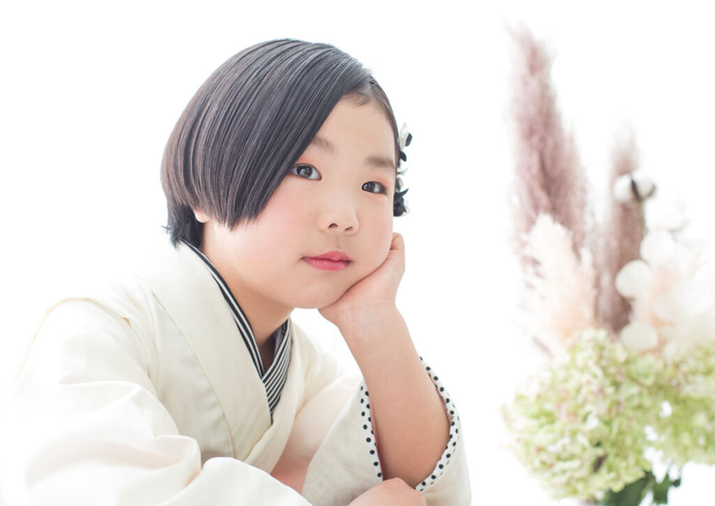 7歳のヘアスタイル_ダウンスタイル_3