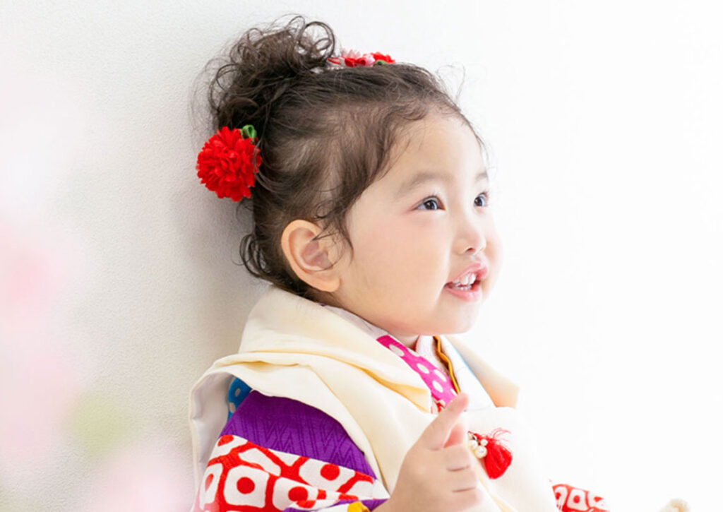 3歳のヘアスタイル_ひとつゆるふわ3
