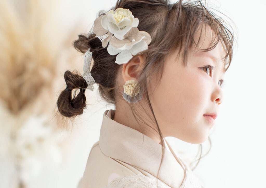 3歳のヘアスタイル_三つ編みスタイル2