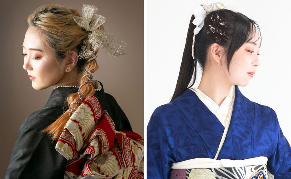 無地振袖_ヘアスタイル