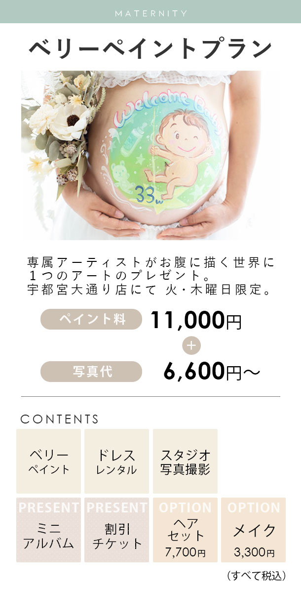 ベリーペイントプラン料金