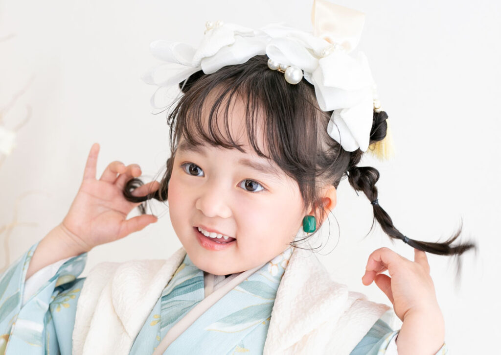 3歳のヘアスタイル_三つ編みスタイル