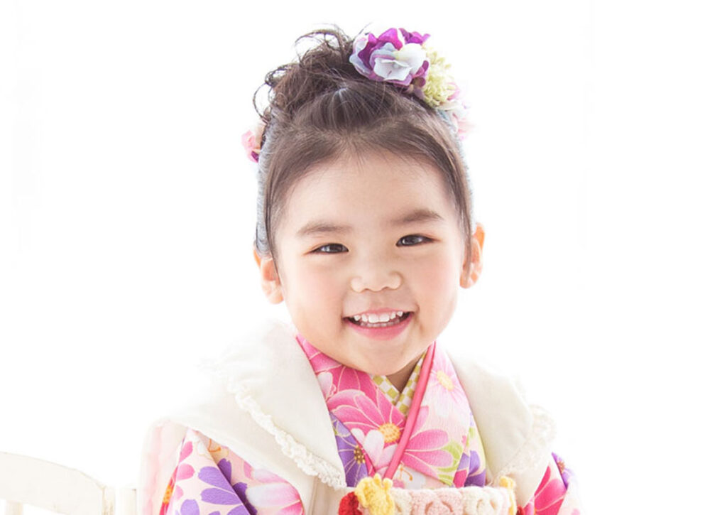 3歳のヘアスタイル_アップスタイル