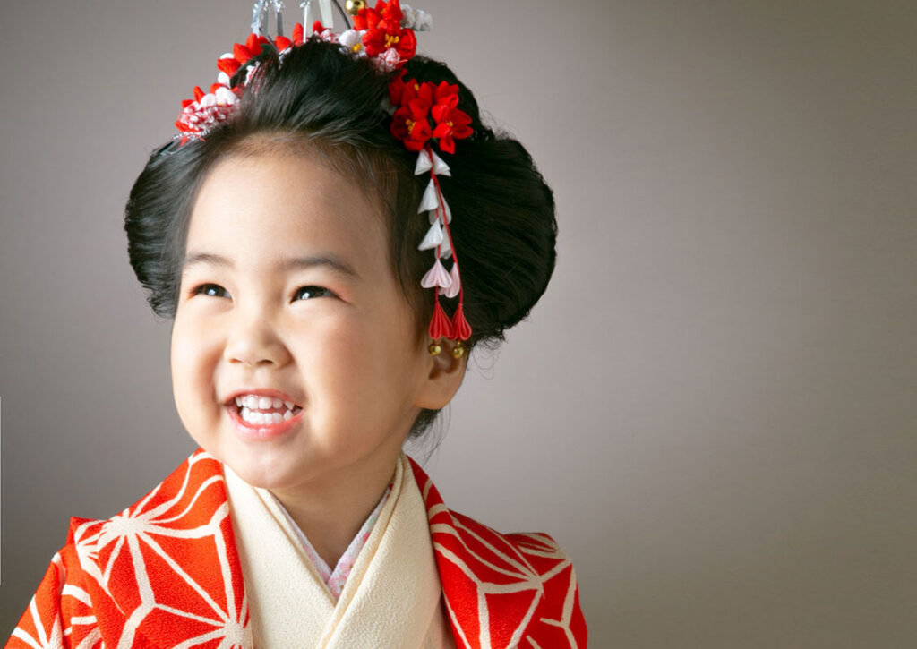 3歳のヘアスタイル_日本髪