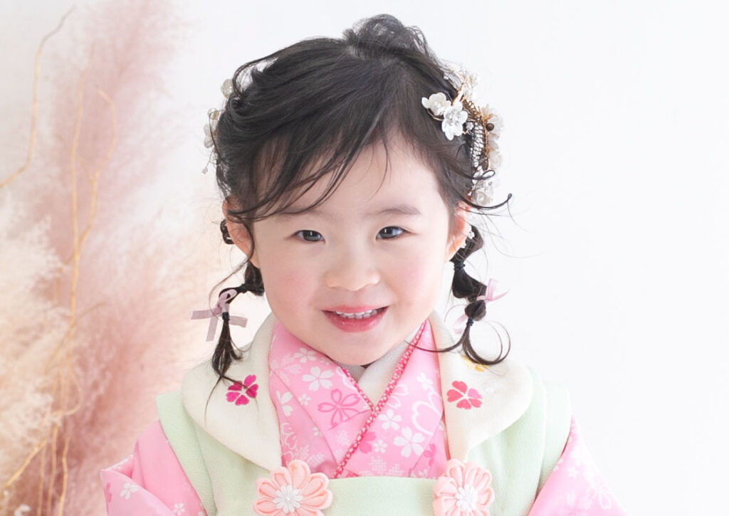 3歳のヘアスタイル_三つ編みスタイル