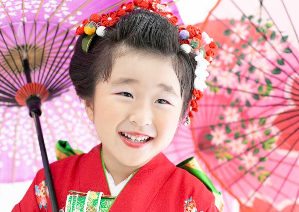 7歳のヘアスタイル_日本髪