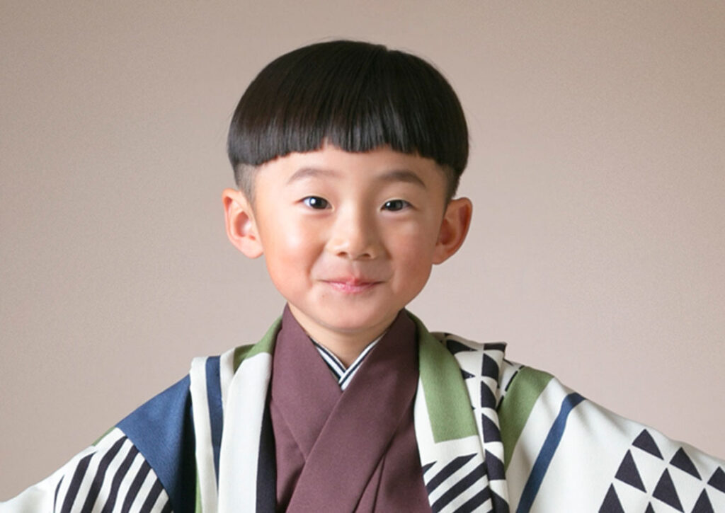 5歳のヘアスタイル_ストレート３
