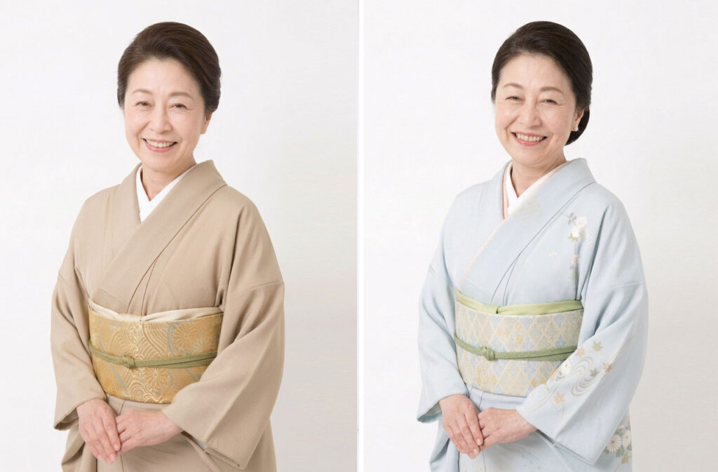 七五三祖母の服装_着物