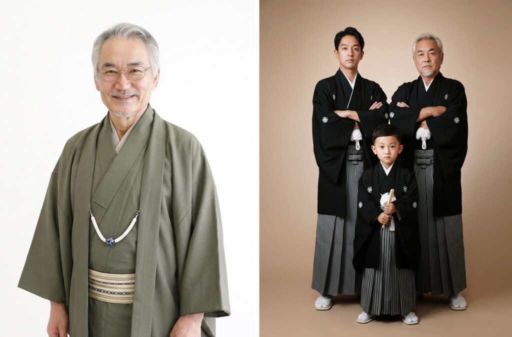 七五三祖父の服装_着物