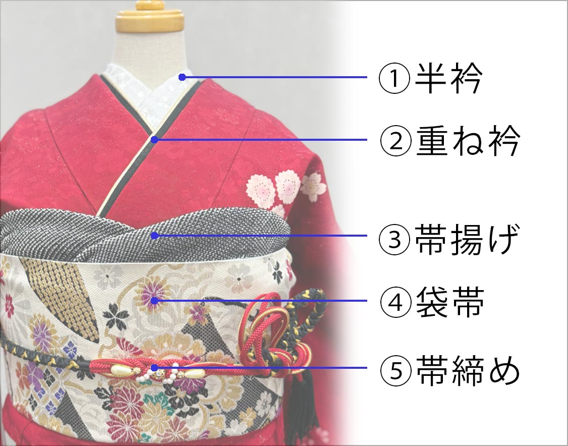 振袖 衿周り小物