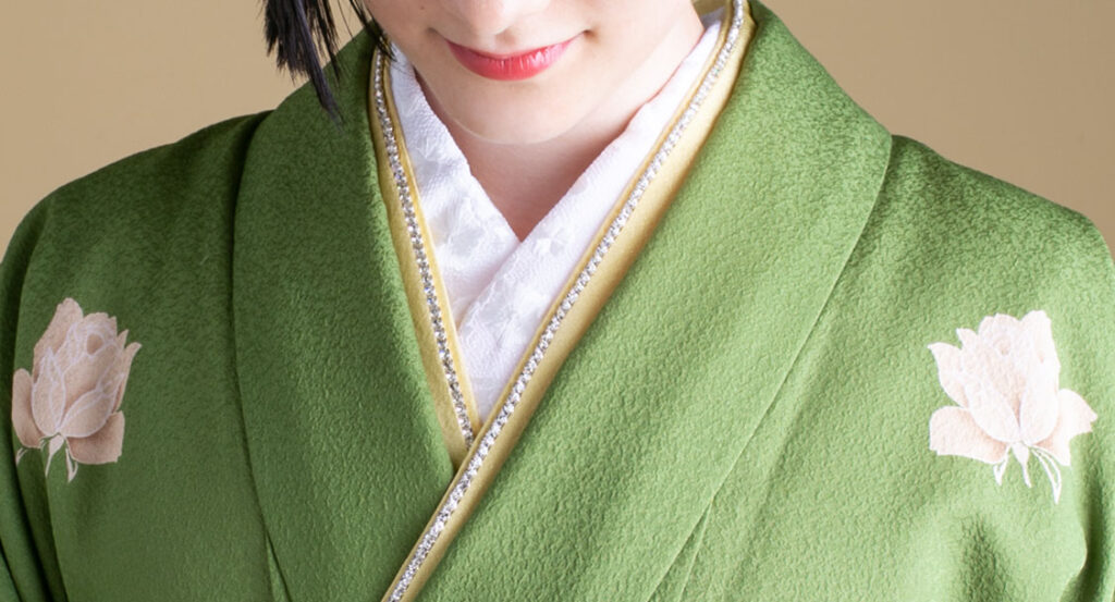 重ね衿 ラインストーンA